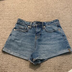 Blue Denim Shorts